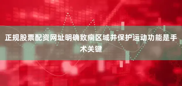 正规股票配资网址明确致痫区域并保护运动功能是手术关键